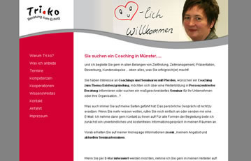 Coaching M&uuml;nster, Personenzentrierte Beratung, Coaching mit Pferden